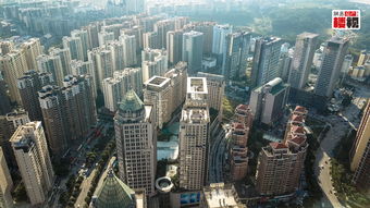 航拍南宁东盟商务区 高档写字楼 豪宅林立